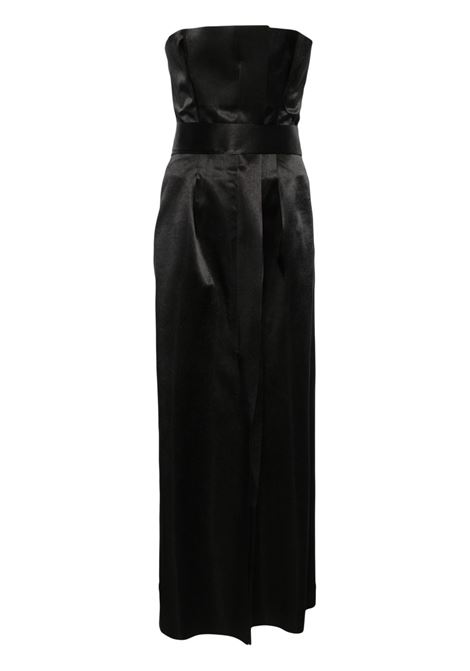 Black satin gown dress Philosophy Di Lorenzo Serafini - women